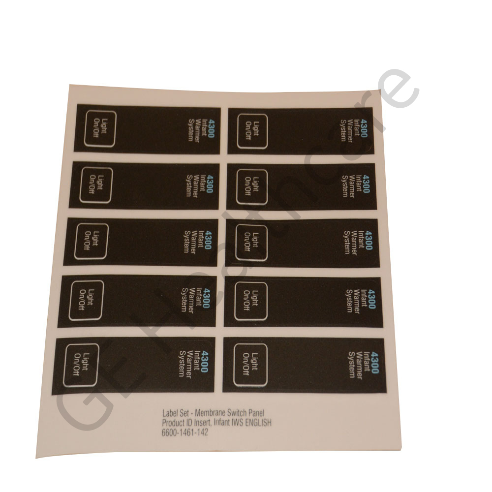LBL MOD ID SW PNL 4300 LBL MOD ID SW PNL 4300