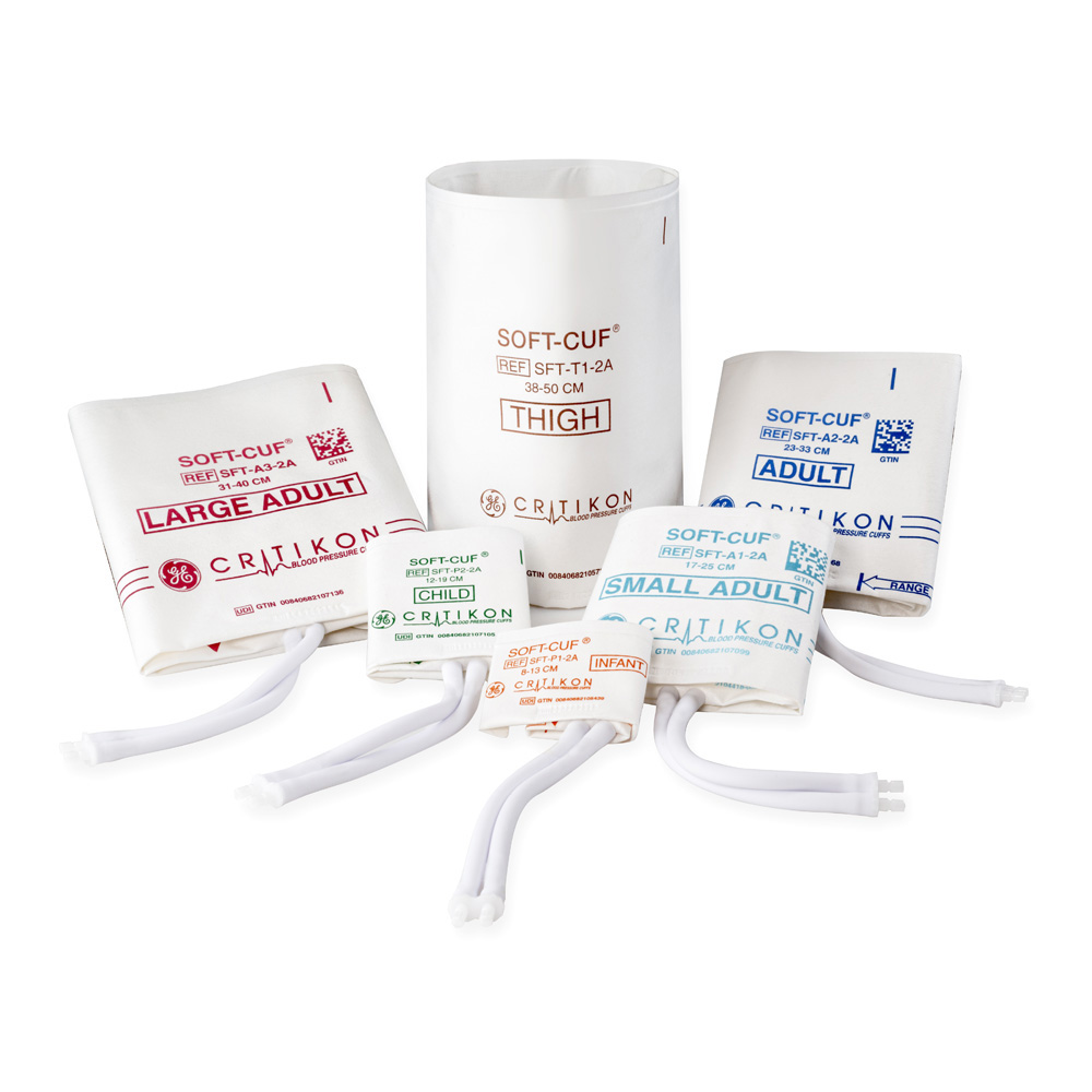 SOFT-CUF Small Adult Long Blood Pressure Cuff, 2 Tubes DINACLICK, ISO80369-5 (20/box) SOFT-CUF Small Adult Long Blood Pressure Cuff, 2 Tubes DINACLICK, ISO80369-5 (20/box)